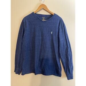 Polo By Ralph Lauren Men’s Long Sleeve Blue Shirt Size Large